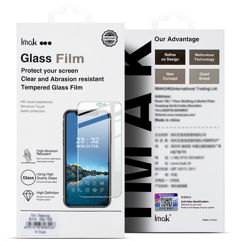 IMAK H Series For Samsung Galaxy F15 5G / M15 5G Tempered Glass Film Sensitive Touch Screen Protector IMAK H Series For Samsung Galaxy F15 5G / M15 5G Tempered Glass Film Sensitive Touch Screen Protector